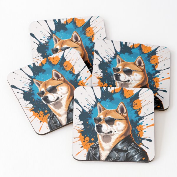 Item preview, Edgy Streetwear Leather Jacket Dog Graphic designed and sold by Structure-Blue.