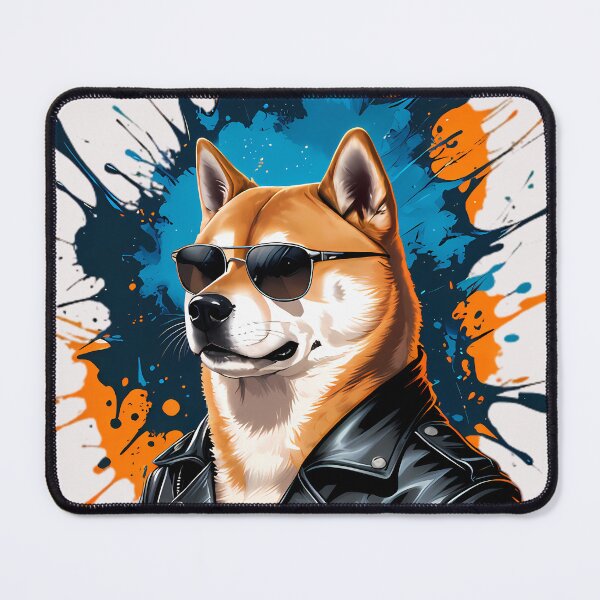 Item preview, Edgy Streetwear Leather Jacket Dog Graphic designed and sold by Structure-Blue.