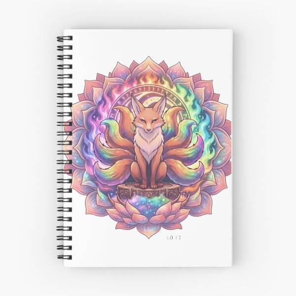 Item preview, Rainbow Nine Tailed Fox Kitsune Mandala designed and sold by Covenist.