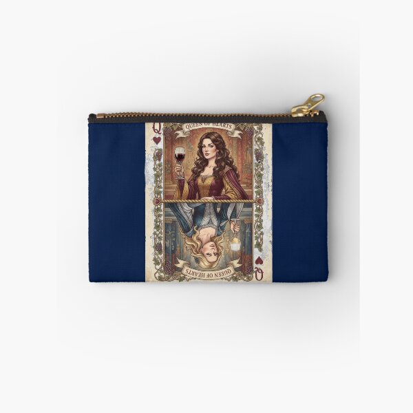 Item preview, Vintage Queen Of Hearts Card Retro Medieval Wine Art designed and sold by Evelashop.