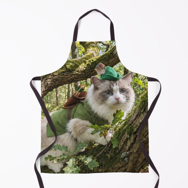 Item preview, Fantasy archer cat in the legendary forest, adorable design designed and sold by TheCoolCatsMx.