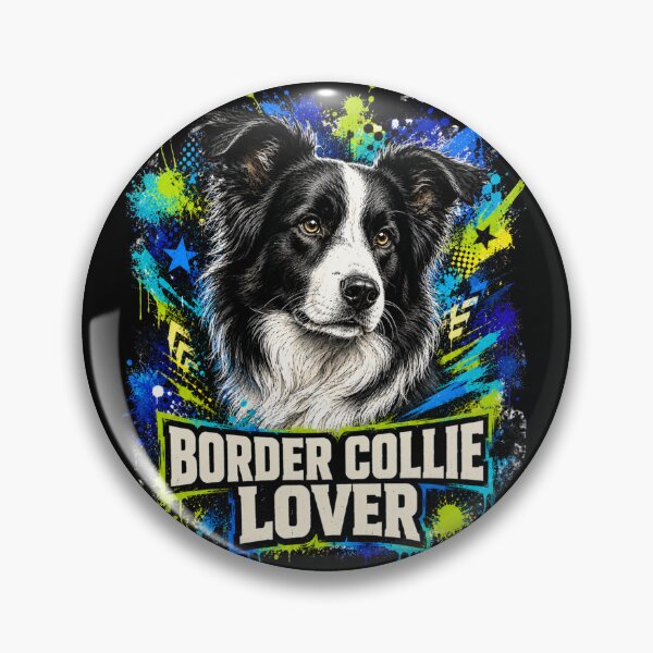 Item preview, Border Collie Lover Graffiti Dog Portrait designed and sold by Tobull.
