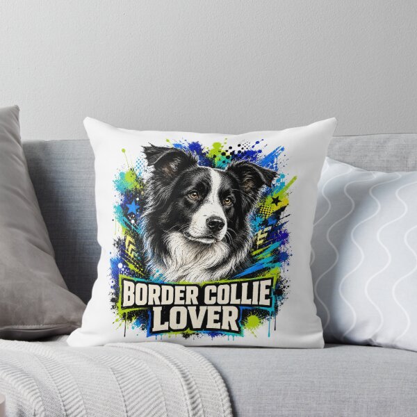 Item preview, Border Collie Lover Graffiti Dog Portrait designed and sold by Tobull.
