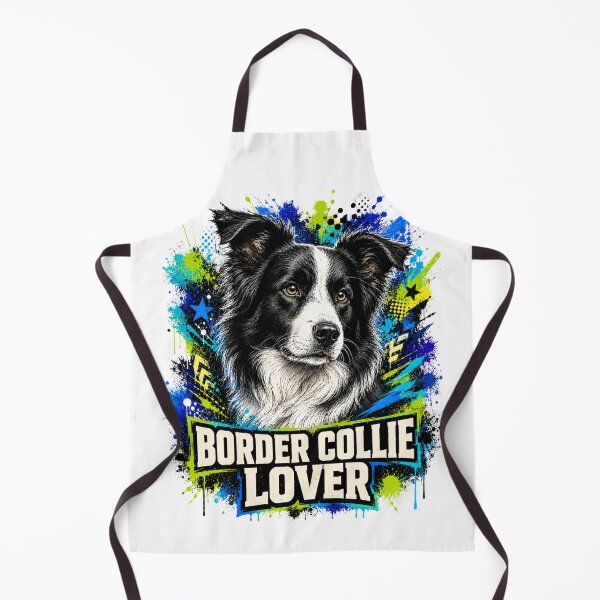 Item preview, Border Collie Lover Graffiti Dog Portrait designed and sold by Tobull.