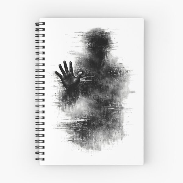 Item preview, Beyond the Static | Abstract Glitchcore Silhouette | Cyber Fog Graphic designed and sold by designbyuzi.