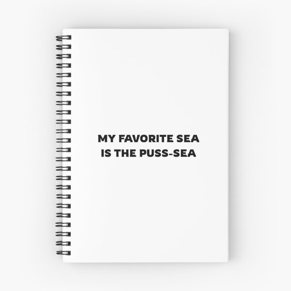 Item preview, My Favorite Sea Is The Puss-Sea Funny Beach Pun designed and sold by PetPanache.