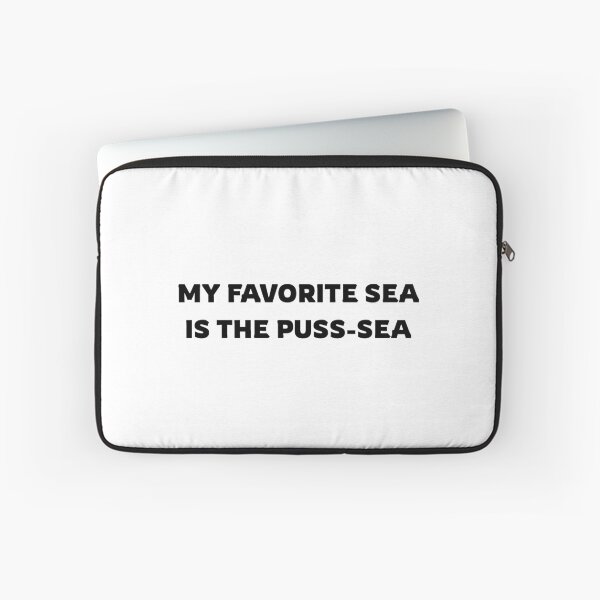 Item preview, My Favorite Sea Is The Puss-Sea Funny Beach Pun designed and sold by PetPanache.