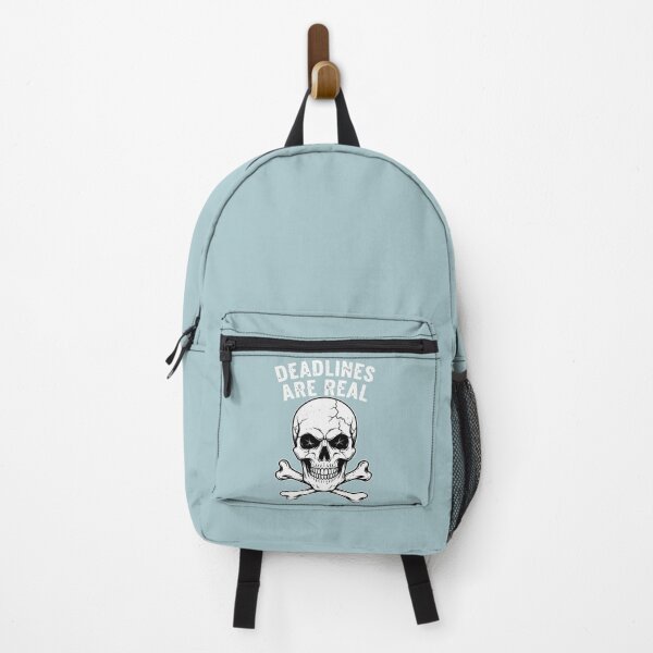 Item preview, Deadlines Are Real Skull Crossbones Humorous Office Quote designed and sold by Amir Faysal.