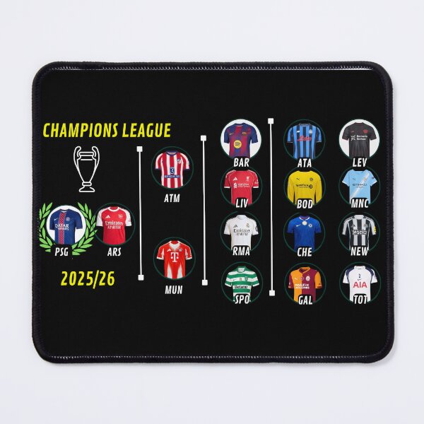 Item preview, Champions League 2025/26 shirts designed and sold by Frodox77.