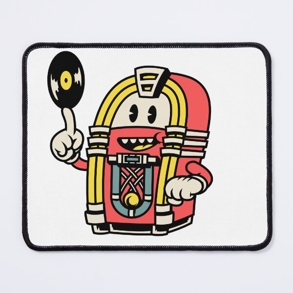 Item preview, Retro Jukebox Mascot | Cute 30s Vintage Music Cartoon Art designed and sold by RiderSpoon.