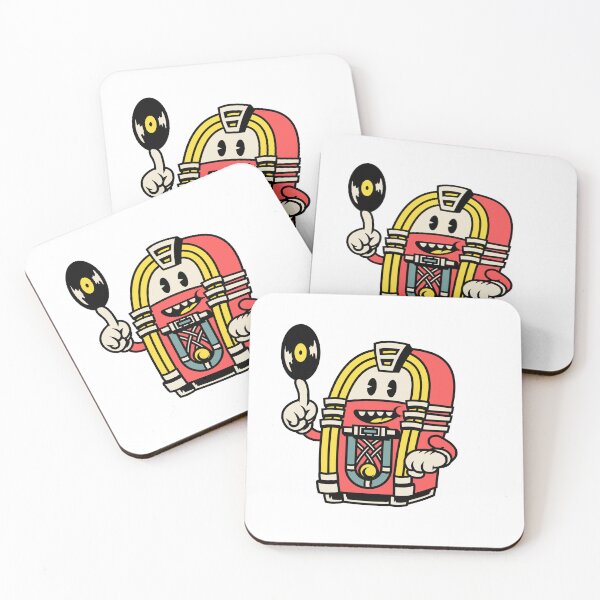 Item preview, Retro Jukebox Mascot | Cute 30s Vintage Music Cartoon Art designed and sold by RiderSpoon.