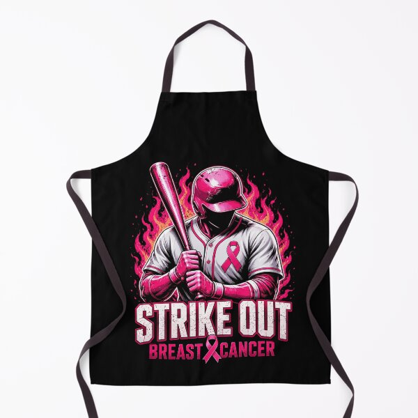Item preview, Strike Out Breast Cancer Baseball | Pink Ribbon Batter | Baseball Breast Cancer Awareness Gift designed and sold by 76Valeria.
