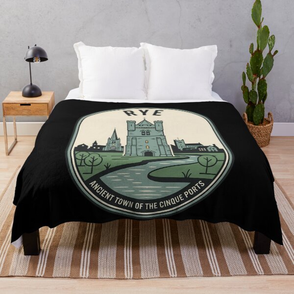 Item preview, Ancient Town of Rye Vintage Travel Emblem designed and sold by k3rstman1.