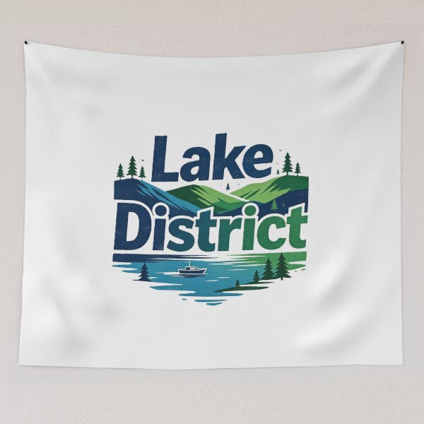 Item preview, Lake District – Scenic Hills & Lake Art designed and sold by VladisWorld.
