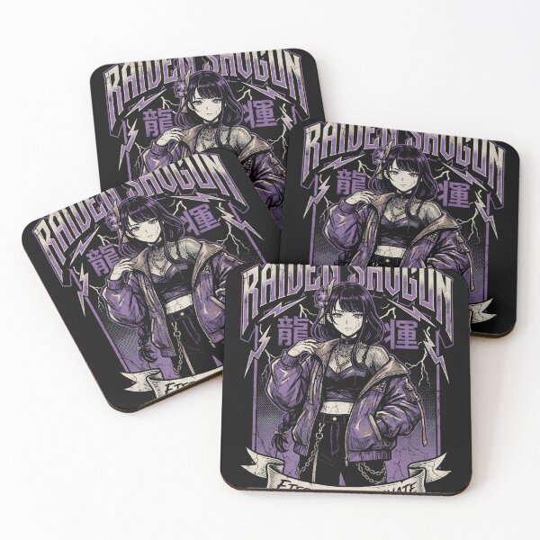Item preview, Raiden Shogun Genshin Impact Gothic Gaming Graphic Tee designed and sold by Senpaiwaves.