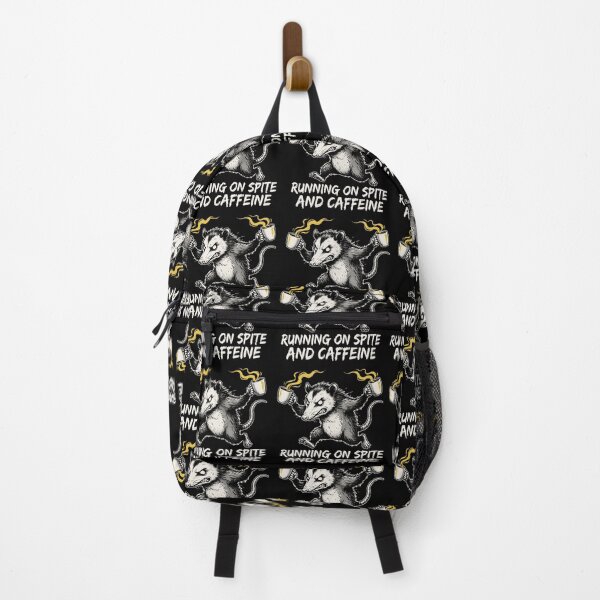 Item preview, Running On Spite And Caffeine Opossum Grunge Dark Humor designed and sold by cabana.space.