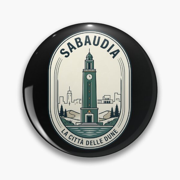 Item preview, Sabaudia La Citta Delle Dune Vintage Travel Emblem designed and sold by k3rstman1.