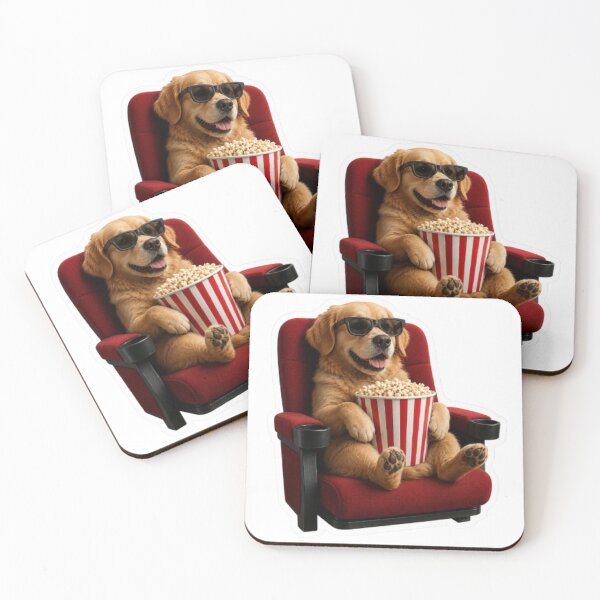 Item preview, Happy Dog Movie Night designed and sold by Snurly.