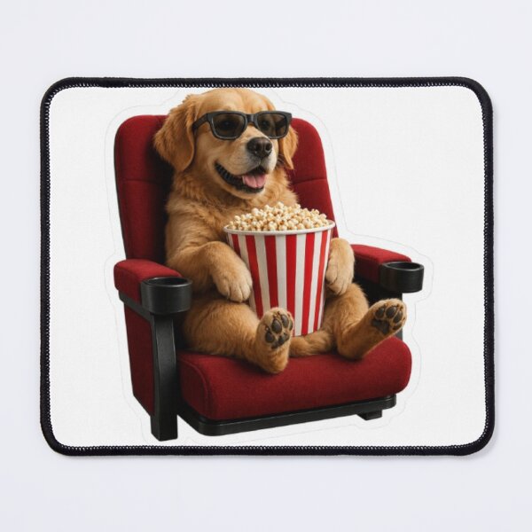 Item preview, Happy Dog Movie Night designed and sold by Snurly.