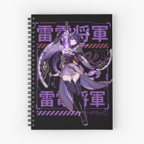 Item preview, Raiden Shogun Genshin Impact Vector Gaming Graphic Tee designed and sold by Senpaiwaves.