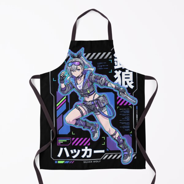 Item preview, Silver Wolf Honkai Star Rail Vector Gaming Graphic Tee designed and sold by Senpaiwaves.