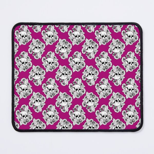 Item preview, Datura Skull PinkTile designed and sold by Moonlit Datura.