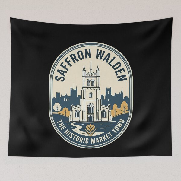 Item preview, Saffron Walden Historic Town Vintage Travel Emblem designed and sold by k3rstman1.