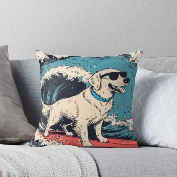 Item preview, Surfing Dog For Dog Lovers designed and sold by Petsthetic.