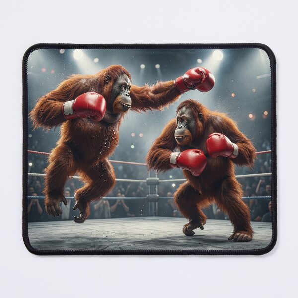 Item preview, Orangutans Trade Blows in the Tenth Round designed and sold by Tridentulus.