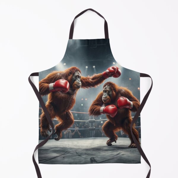 Item preview, Orangutans Trade Blows in the Tenth Round designed and sold by Tridentulus.