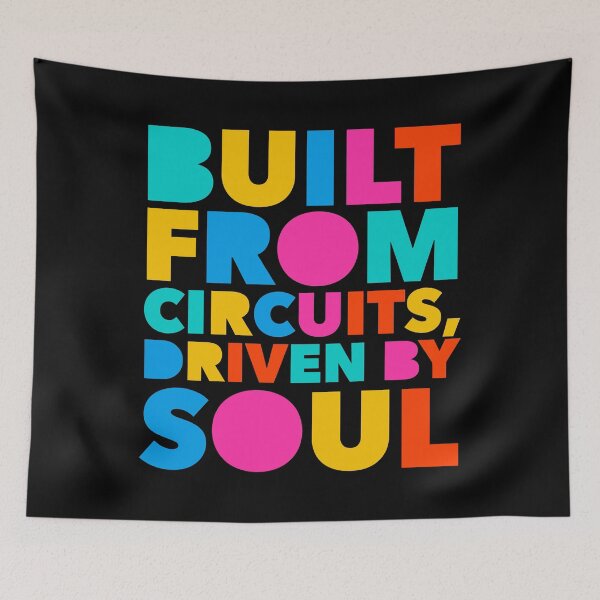 Item preview, Built From Circuits, Driven By Soul T-Shirt – Electronic Music Producer & Synth Lover Tee designed and sold by paulo silveira.
