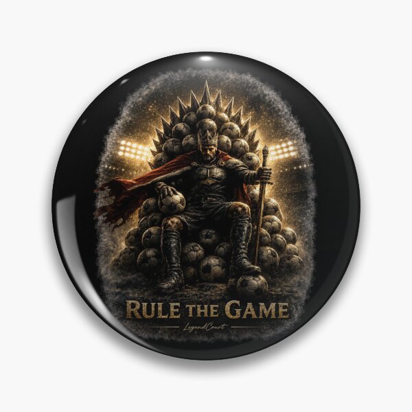Item preview, Rule the Game | Football King Motivational Sports Art designed and sold by LegendCourt.