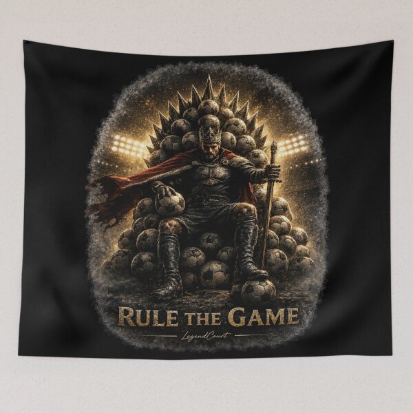 Item preview, Rule the Game | Football King Motivational Sports Art designed and sold by LegendCourt.