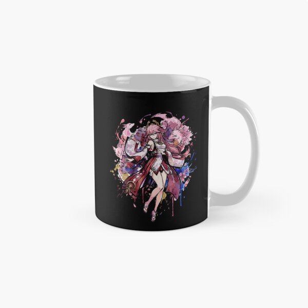 Item preview, Yae Miko Genshin Impact Ink Gaming Graphic Tee designed and sold by Senpaiwaves.