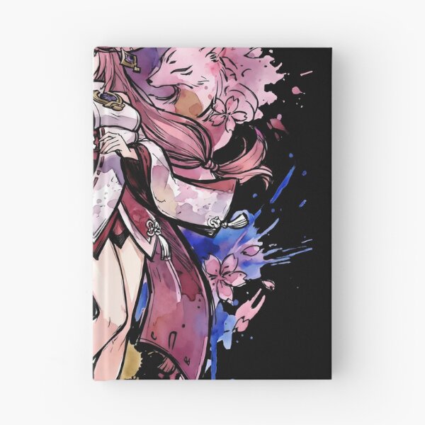 Item preview, Yae Miko Genshin Impact Ink Gaming Graphic Tee designed and sold by Senpaiwaves.