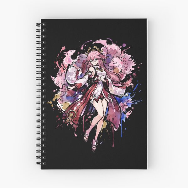 Item preview, Yae Miko Genshin Impact Ink Gaming Graphic Tee designed and sold by Senpaiwaves.