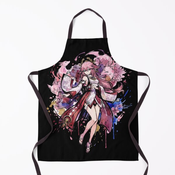 Item preview, Yae Miko Genshin Impact Ink Gaming Graphic Tee designed and sold by Senpaiwaves.
