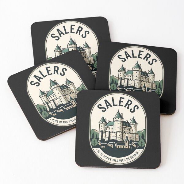 Item preview, Salers France Medieval Village Vintage Travel Emblem designed and sold by k3rstman1.