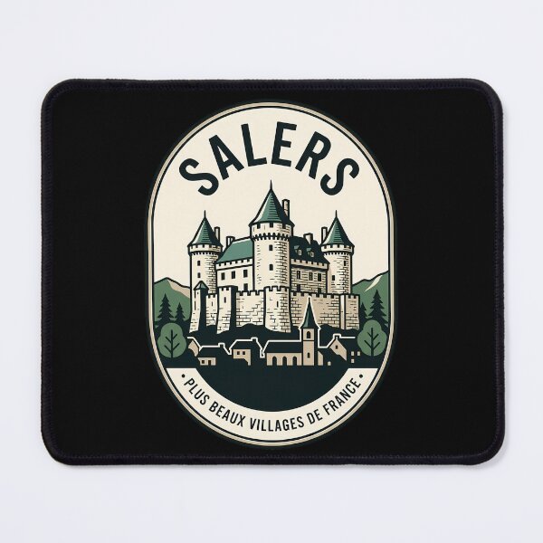 Item preview, Salers France Medieval Village Vintage Travel Emblem designed and sold by k3rstman1.