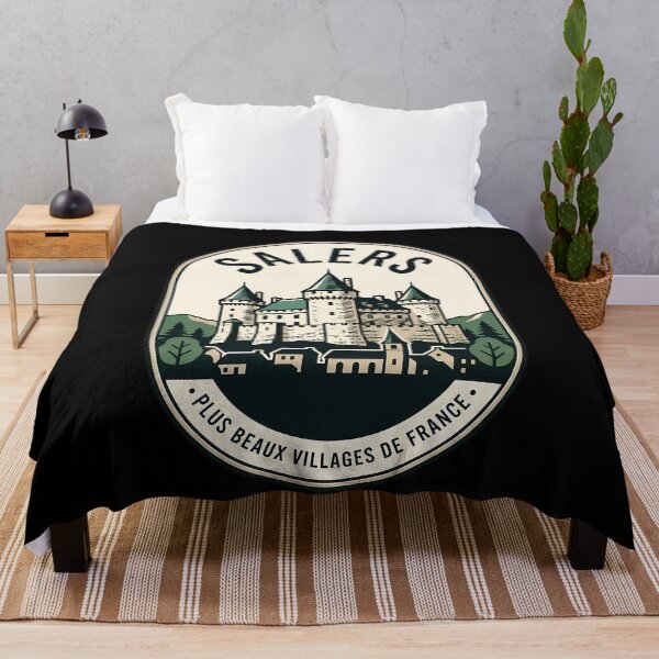 Item preview, Salers France Medieval Village Vintage Travel Emblem designed and sold by k3rstman1.