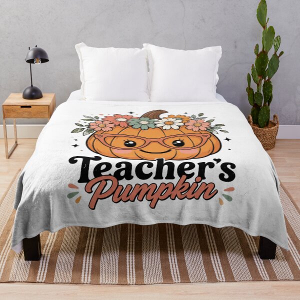 Item preview, Cute Teacher Pumpkin with Glasses designed and sold by pintartipuduran.