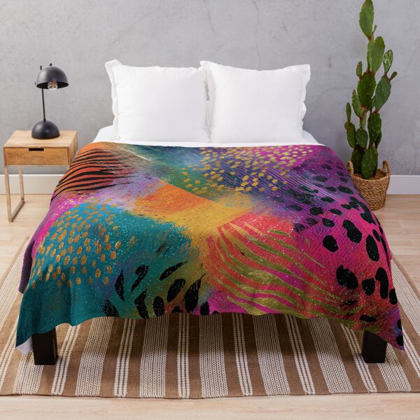 Item preview, Tropical (Faux) Animal Print Vibrant Colorful Abstract Art designed and sold by DEC02.