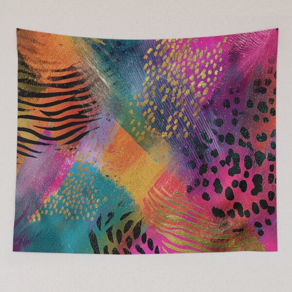 Item preview, Tropical (Faux) Animal Print Vibrant Colorful Abstract Art designed and sold by DEC02.