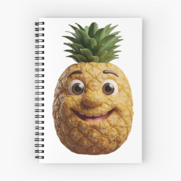Item preview, Happy Cute Pineapple 3D Character Art designed and sold by TripleVertex-1.