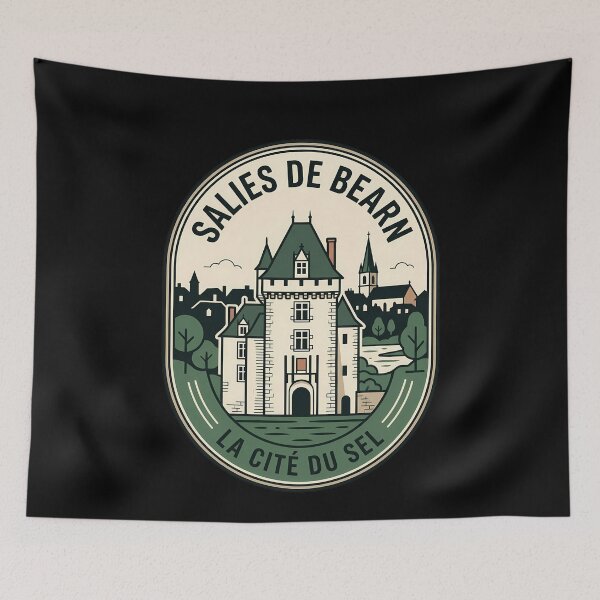 Item preview, Salies De Bearn France Vintage Travel Emblem designed and sold by k3rstman1.