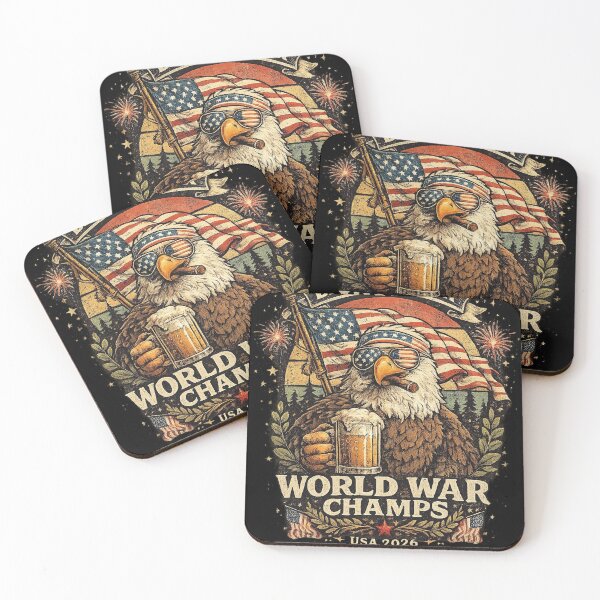 Item preview, Back to Back World War Champs USA 2026 Eagle Art designed and sold by AndGarciart.