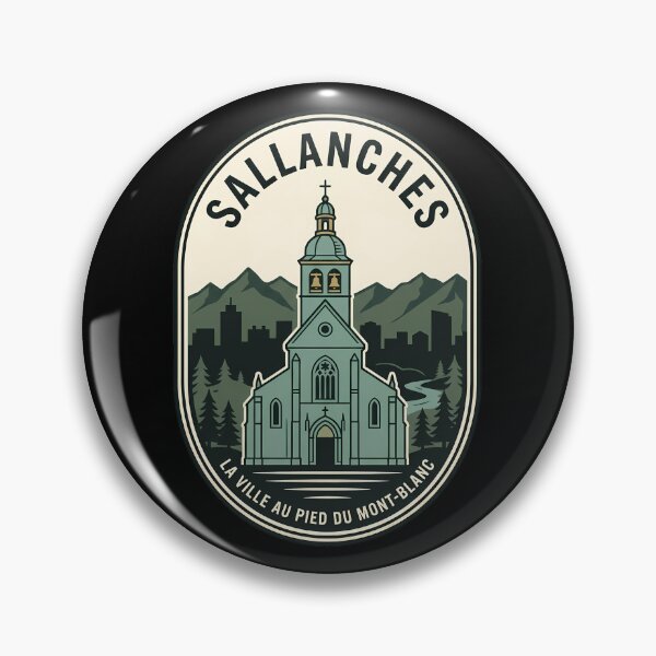Item preview, Sallanches French Alps Vintage Travel Emblem designed and sold by k3rstman1.