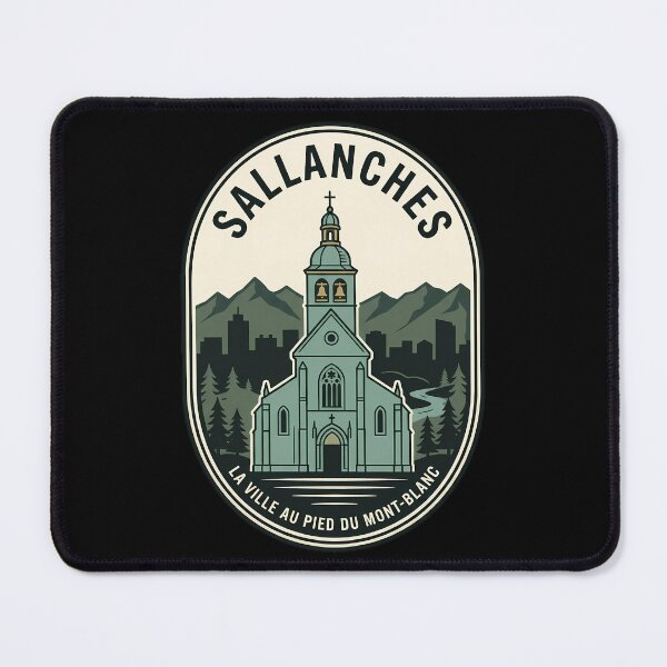 Item preview, Sallanches French Alps Vintage Travel Emblem designed and sold by k3rstman1.