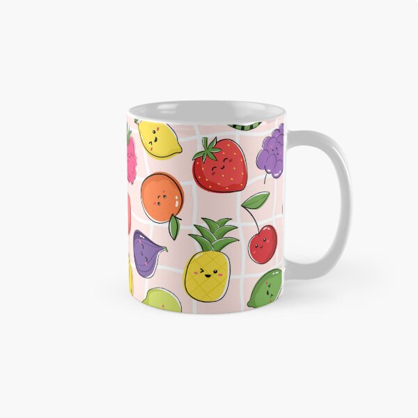 Item preview, Cute Fruits Kawaii Style Artwork - Seamless Print  designed and sold by TheArtsyUniverse.