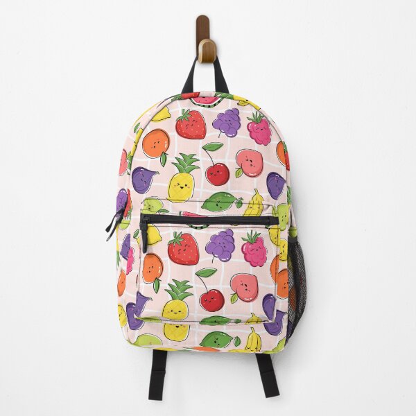 Item preview, Cute Fruits Kawaii Style Artwork - Seamless Print  designed and sold by TheArtsyUniverse.